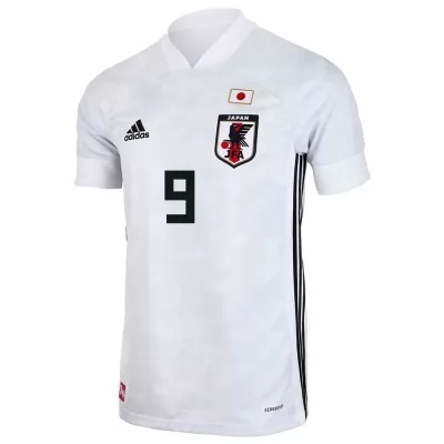 Damen Japanische Fussballnationalmannschaft Daichi Kamada #9 Auswärtstrikot Weiß 2021 Trikot