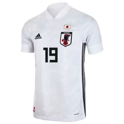 Herren Japanische Fussballnationalmannschaft Hiroki Sakai #19 Auswärtstrikot Weiß 2021 Trikot