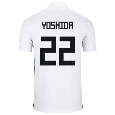 Herren Japanische Fussballnationalmannschaft Maya Yoshida #22 Auswärtstrikot Weiß 2021 Trikot
