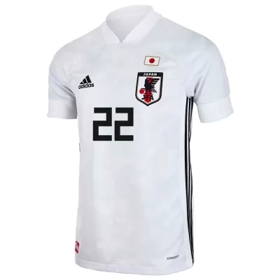 Kinder Japanische Fussballnationalmannschaft Maya Yoshida #22 Auswärtstrikot Weiß 2021 Trikot