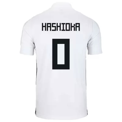 Kinder Japanische Fussballnationalmannschaft Daiki Hashioka #0 Auswärtstrikot Weiß 2021 Trikot