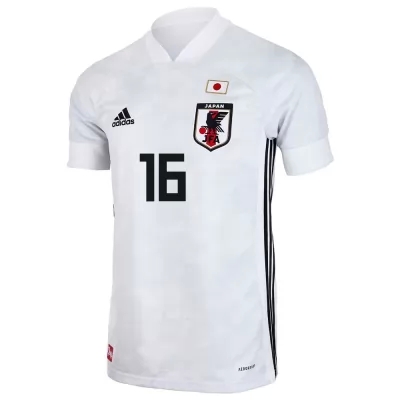 Damen Japanische Fussballnationalmannschaft Ryoya Ogawa #16 Auswärtstrikot Weiß 2021 Trikot