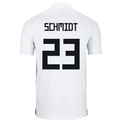Herren Japanische Fussballnationalmannschaft Daniel Schmidt #23 Auswärtstrikot Weiß 2021 Trikot