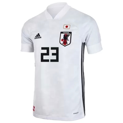 Damen Japanische Fussballnationalmannschaft Daniel Schmidt #23 Auswärtstrikot Weiß 2021 Trikot