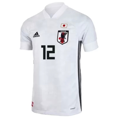 Herren Japanische Fussballnationalmannschaft Shuichi Gonda #12 Auswärtstrikot Weiß 2021 Trikot