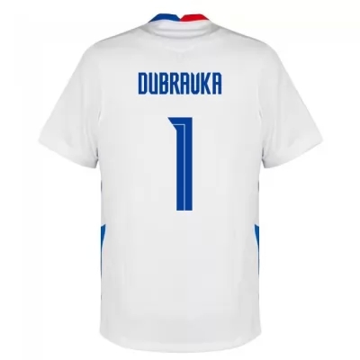 Herren Slowakische Fussballnationalmannschaft Martin Dubravka #1 Auswärtstrikot Dunkelblau 2021 Trikot