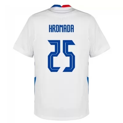 Kinder Slowakische Fussballnationalmannschaft Jakub Hromada #25 Auswärtstrikot Dunkelblau 2021 Trikot