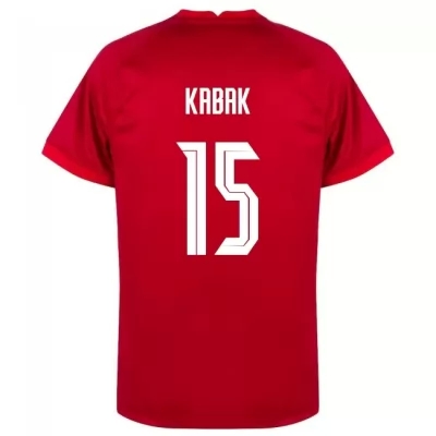 Damen Türkische Fussballnationalmannschaft Ozan Kabak #15 Auswärtstrikot Weiß 2021 Trikot