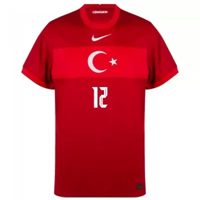 Damen Türkische Fussballnationalmannschaft Altay Bayindir #12 Auswärtstrikot Weiß 2021 Trikot