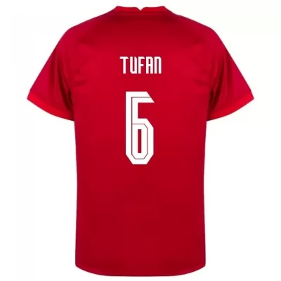 Herren Türkische Fussballnationalmannschaft Ozan Tufan #6 Auswärtstrikot Weiß 2021 Trikot
