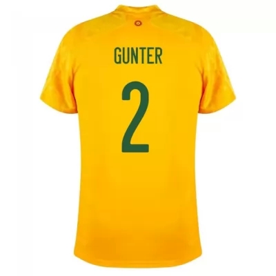 Damen Walisische Fussballnationalmannschaft Chris Gunter #2 Auswärtstrikot Rot 2021 Trikot