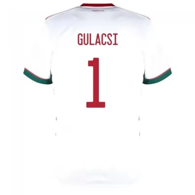 Kinder Ungarische Fussballnationalmannschaft Peter Gulacsi #1 Auswärtstrikot Rot 2021 Trikot
