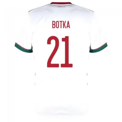 Herren Ungarische Fussballnationalmannschaft Endre Botka #21 Auswärtstrikot Rot 2021 Trikot