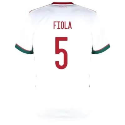 Herren Ungarische Fussballnationalmannschaft Attila Fiola #5 Auswärtstrikot Rot 2021 Trikot