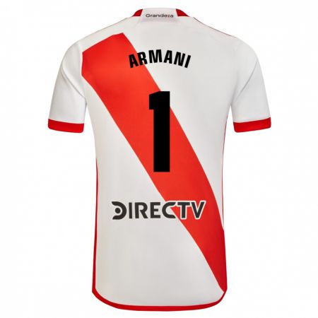 Kandiny Kinder Franco Armani #1 Weiß Rot Heimtrikot Trikot 2023/24 T-Shirt