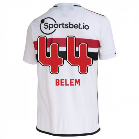 Kandiny Kinder Matheus Belém #44 Weiß Heimtrikot Trikot 2023/24 T-Shirt