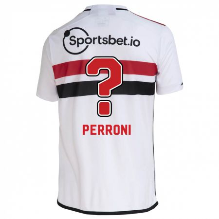 Kandiny Kinder Enzo Perroni #0 Weiß Heimtrikot Trikot 2023/24 T-Shirt