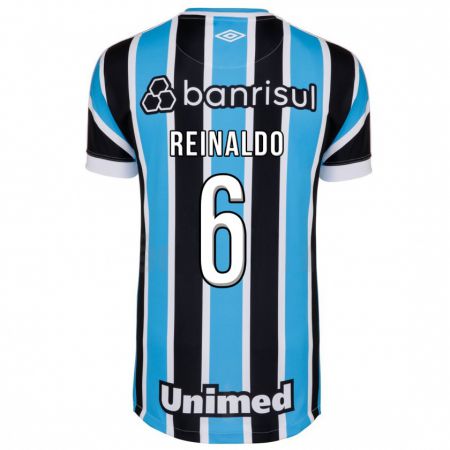Kandiny Kinder Reinaldo #6 Blau Heimtrikot Trikot 2023/24 T-Shirt
