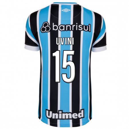 Kandiny Kinder Bruno Uvini #15 Blau Heimtrikot Trikot 2023/24 T-Shirt