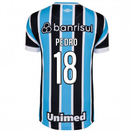 Kandiny Kinder João Pedro #18 Blau Heimtrikot Trikot 2023/24 T-Shirt