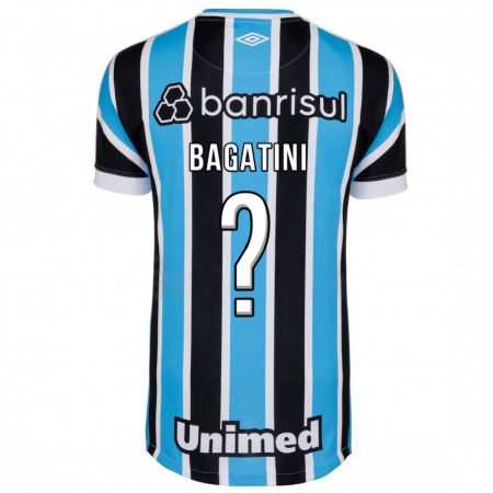 Kandiny Kinder Gustavo Bagatini #0 Blau Heimtrikot Trikot 2023/24 T-Shirt