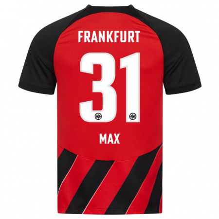 Kandiny Kinder Philipp Max #31 Rot Schwarz Heimtrikot Trikot 2023/24 T-Shirt