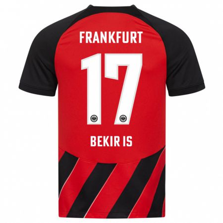 Kandiny Kinder Eba Bekir Is #17 Rot Schwarz Heimtrikot Trikot 2023/24 T-Shirt
