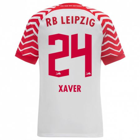 Kandiny Kinder Xaver Schlager #24 Weiß Heimtrikot Trikot 2023/24 T-Shirt
