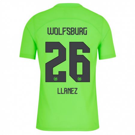 Kandiny Kinder Ulysses Llanez #26 Grün Heimtrikot Trikot 2023/24 T-Shirt