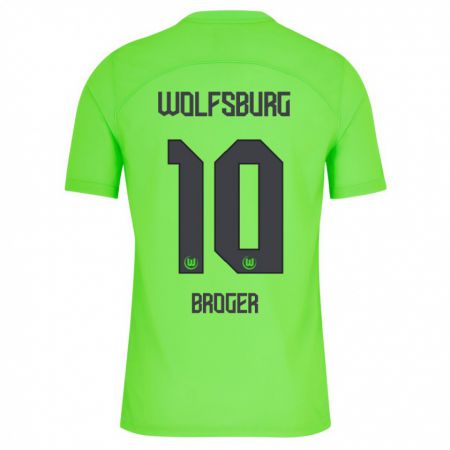 Kandiny Kinder Bennit Bröger #10 Grün Heimtrikot Trikot 2023/24 T-Shirt