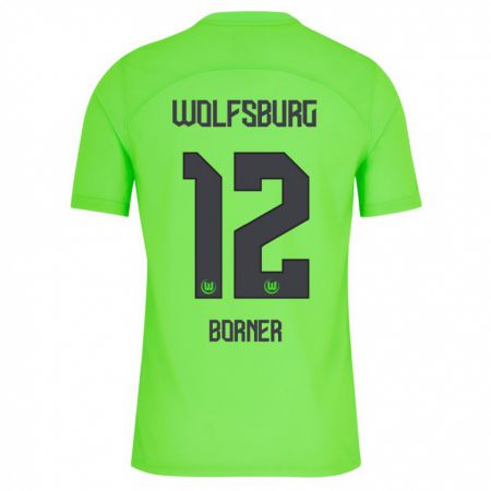 Kandiny Kinder Benedikt Börner #12 Grün Heimtrikot Trikot 2023/24 T-Shirt
