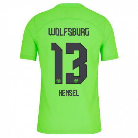 Kandiny Kinder Pharell Hensel #13 Grün Heimtrikot Trikot 2023/24 T-Shirt