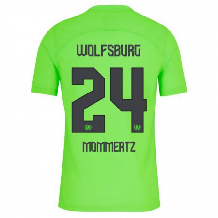 Kandiny Kinder Benjamin Mommertz #24 Grün Heimtrikot Trikot 2023/24 T-Shirt
