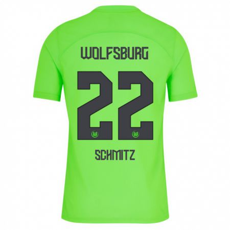 Kandiny Kinder Lisa Schmitz #22 Grün Heimtrikot Trikot 2023/24 T-Shirt