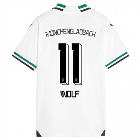 Kandiny Kinder Hannes Wolf #11 Weiß Grün Heimtrikot Trikot 2023/24 T-Shirt