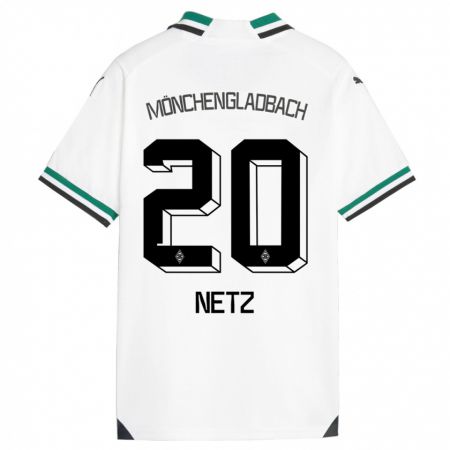 Kandiny Kinder Luca Netz #20 Weiß Grün Heimtrikot Trikot 2023/24 T-Shirt