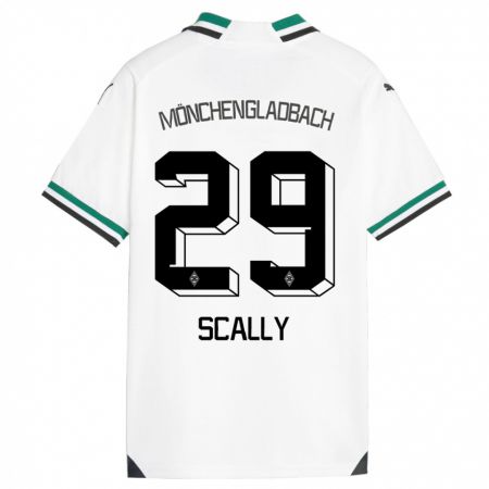 Kandiny Kinder Joe Scally #29 Weiß Grün Heimtrikot Trikot 2023/24 T-Shirt