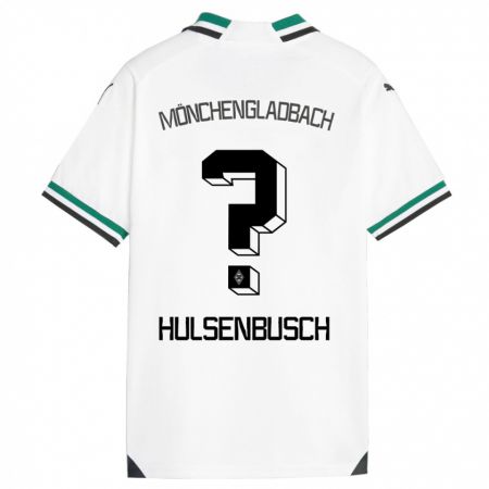 Kandiny Kinder Daniel Hülsenbusch #0 Weiß Grün Heimtrikot Trikot 2023/24 T-Shirt