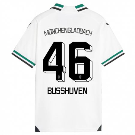 Kandiny Kinder Alina Busshuven #46 Weiß Grün Heimtrikot Trikot 2023/24 T-Shirt
