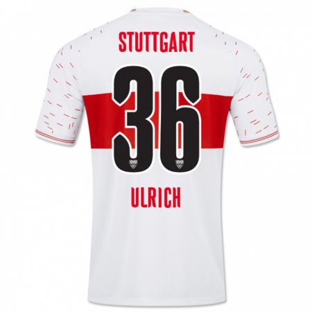 Kandiny Kinder Laurin Ulrich #36 Weiß Heimtrikot Trikot 2023/24 T-Shirt