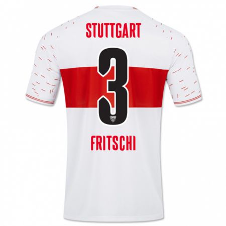 Kandiny Kinder Paulo Fritschi #3 Weiß Heimtrikot Trikot 2023/24 T-Shirt