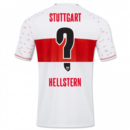 Kandiny Kinder Florian Hellstern #0 Weiß Heimtrikot Trikot 2023/24 T-Shirt