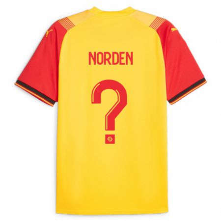 Kandiny Kinder Doreen Norden #0 Gelb Heimtrikot Trikot 2023/24 T-Shirt