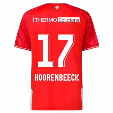 Kandiny Kinder Alec Van Hoorenbeeck #17 Rot Heimtrikot Trikot 2023/24 T-Shirt