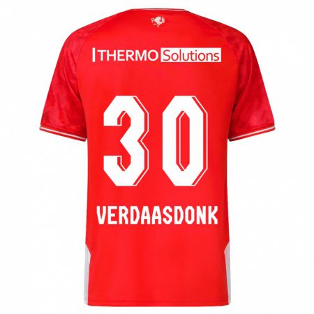 Kandiny Kinder Suus Verdaasdonk #30 Rot Heimtrikot Trikot 2023/24 T-Shirt