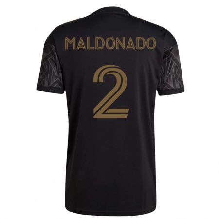 Kandiny Kinder Denil Maldonado #2 Schwarz Heimtrikot Trikot 2023/24 T-Shirt