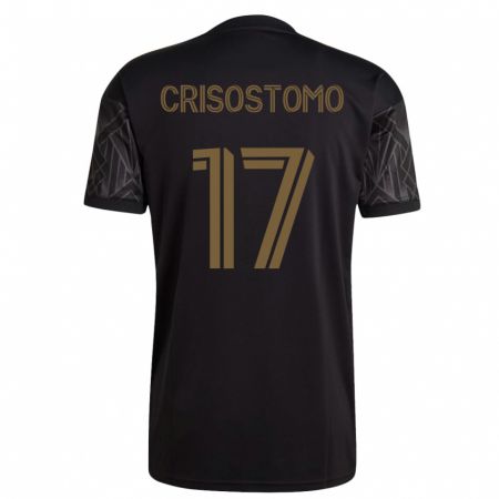 Kandiny Kinder Danny Crisostomo #17 Schwarz Heimtrikot Trikot 2023/24 T-Shirt