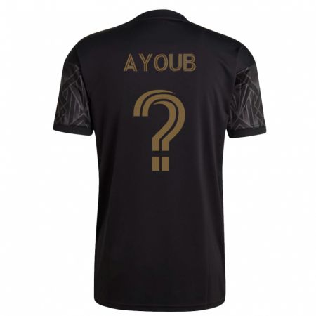 Kandiny Kinder Ryan Ayoub #0 Schwarz Heimtrikot Trikot 2023/24 T-Shirt