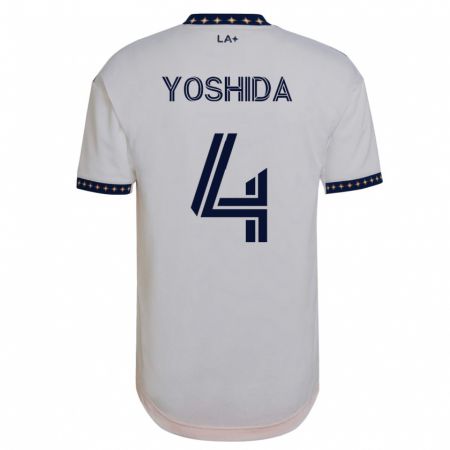 Kandiny Kinder Maya Yoshida #4 Weiß Heimtrikot Trikot 2023/24 T-Shirt