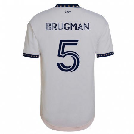 Kandiny Kinder Gastón Brugman #5 Weiß Heimtrikot Trikot 2023/24 T-Shirt
